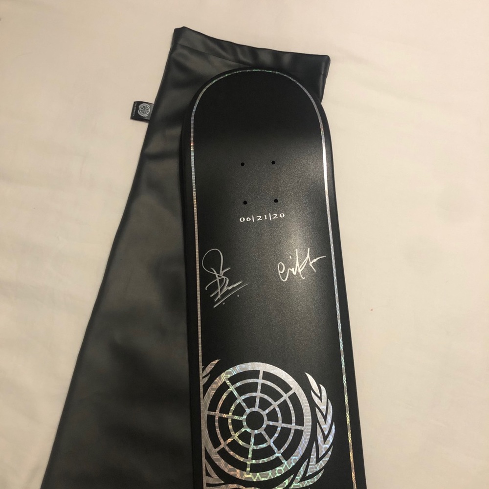 Autographed Holographic Berrics Skate Deck